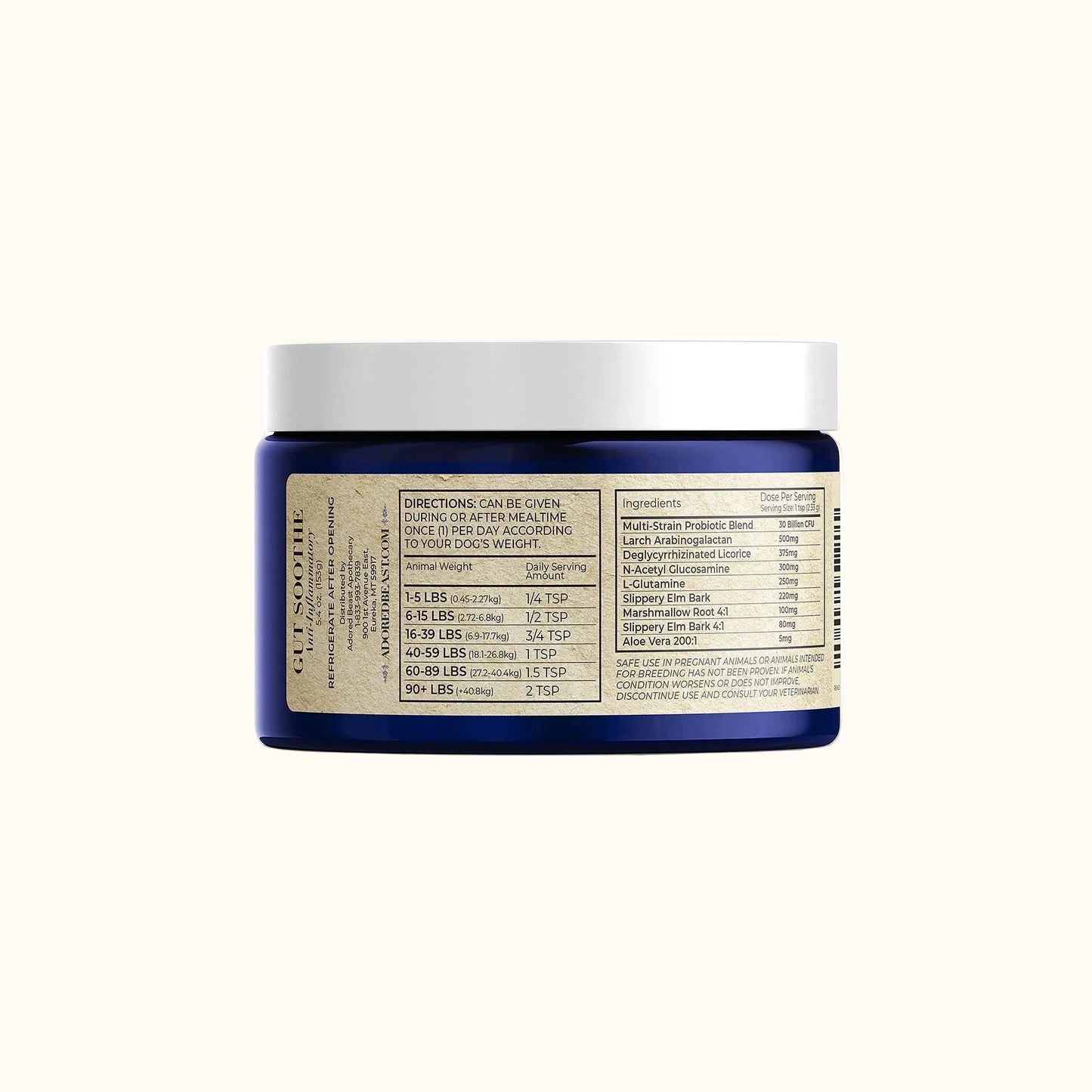 Adored Beast Canine Gut Soothe