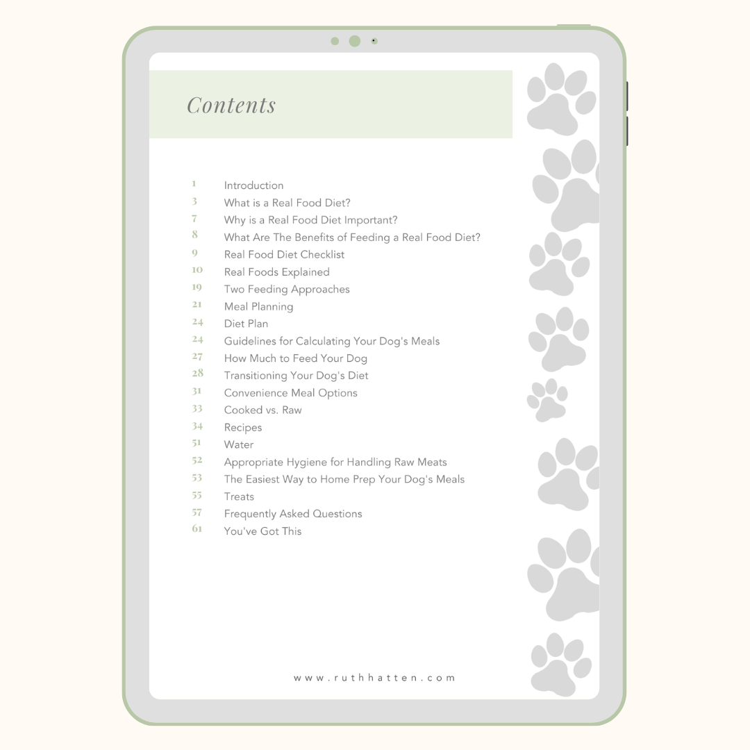 The Real Food Diet for Dogs