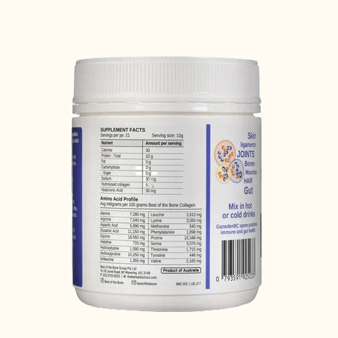 Best of the Bone Multi-Collagen Gut & Immunity Blend with Probiotic Spores