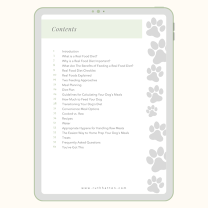 The Real Food Diet for Dogs