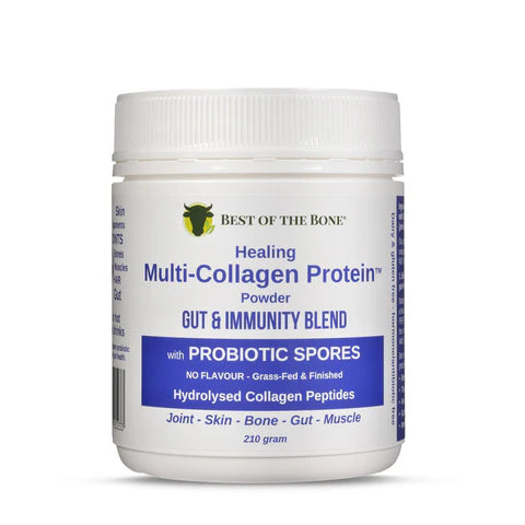 Best of the Bone Multi-Collagen Gut & Immunity Blend with Probiotic Spores