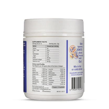 Best of the Bone Multi-Collagen Gut & Immunity Blend with Probiotic Spores