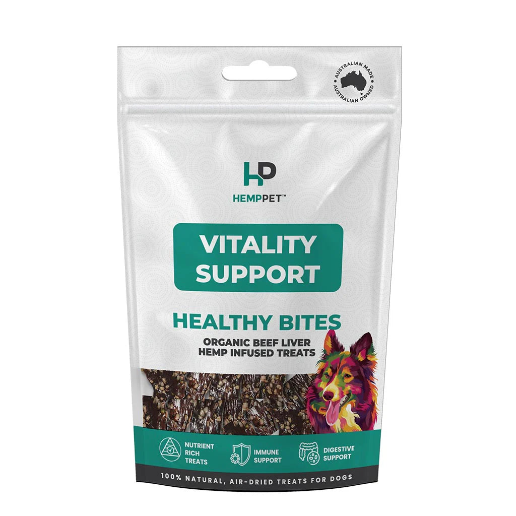 Vitality Support | Hemp Infused Organic Beef Liver Treats 80g